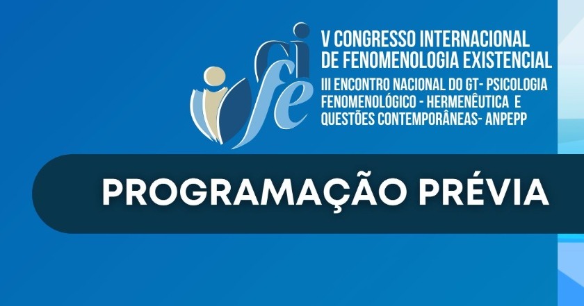 V CIFE - Programação prévia